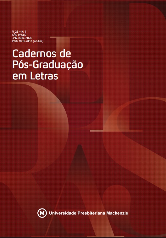 					Visualizar v. 26 n. 1 (2026): Cadernos de Pós-Graduação em Letras
				